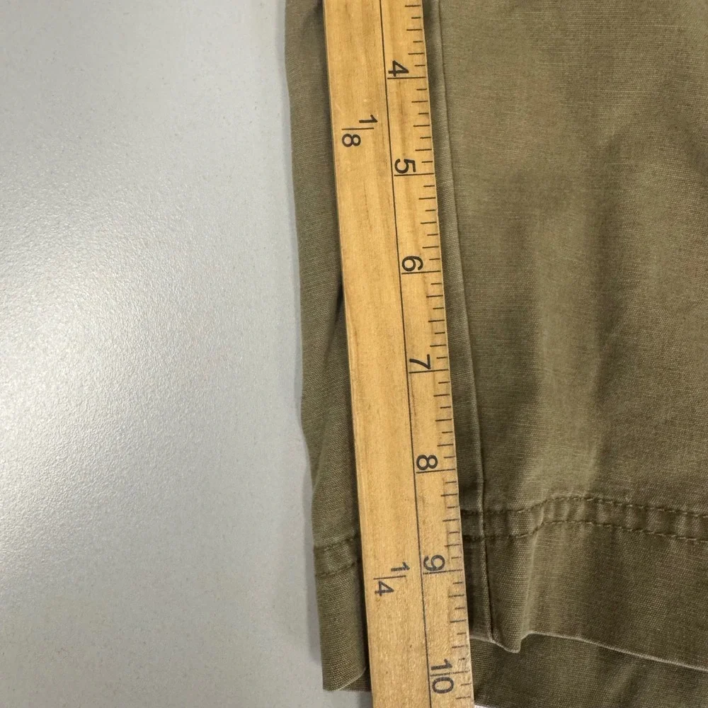 Columbia Cargo Shorts Mens 36 Khaki Tan Excellent Cotton Canvas XM4108 10 Inseam